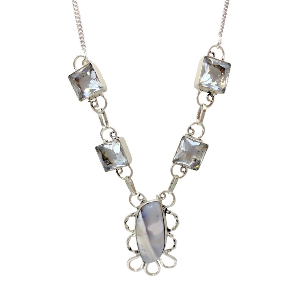 Grey gemstone labradorites in 925 Sterling Silver